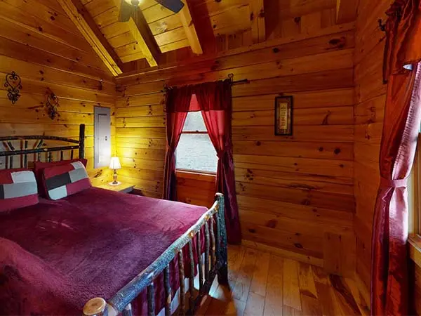 Bedroom with a window